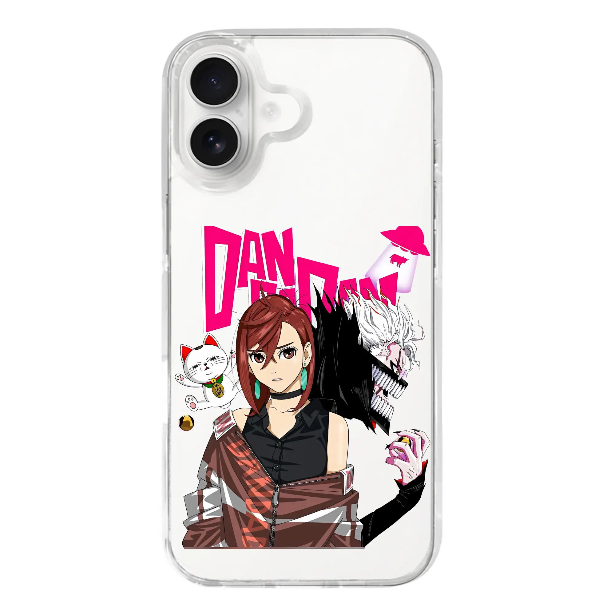 ダンダダン グッズ,綾瀬桃 - iPhone 17シリーズ 透明スマホケース – 薄型・耐衝撃・精密フィット保護カバー